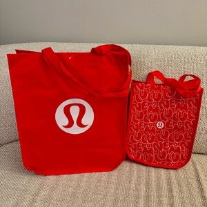 Lululemon Shopping Gift Bags - Set of 2